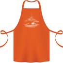 Aircraft Carrier Royal Navy Ship Sailor Cotton Apron 100% Organic Orange