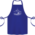 Aircraft Carrier Royal Navy Ship Sailor Cotton Apron 100% Organic Royal Blue