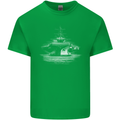 Aircraft Carrier Royal Navy Ship Sailor Kids T-Shirt Childrens Irish Green