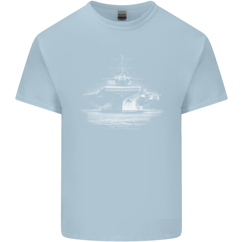 Aircraft Carrier Royal Navy Ship Sailor Kids T-Shirt Childrens Light Blue
