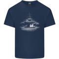 Aircraft Carrier Royal Navy Ship Sailor Kids T-Shirt Childrens Navy Blue