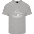 Aircraft Carrier Royal Navy Ship Sailor Kids T-Shirt Childrens Sports Grey
