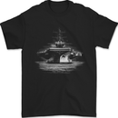 Aircraft Carrier Royal Navy Ship Sailor Mens T-Shirt 100% Cotton Black