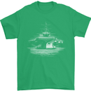 Aircraft Carrier Royal Navy Ship Sailor Mens T-Shirt 100% Cotton Irish Green