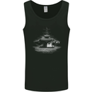 Aircraft Carrier Royal Navy Ship Sailor Mens Vest Tank Top Black