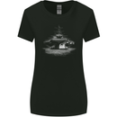 Aircraft Carrier Royal Navy Ship Sailor Womens Wider Cut T-Shirt Black