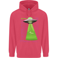 Alien Abducted Cow UFO Farmer Farming Childrens Kids Hoodie Heliconia
