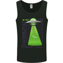 Alien Abducted Cow UFO Farmer Farming Mens Vest Tank Top Black