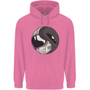 Alien Astronaut Yin Yang Space UFO Mens 80% Cotton Hoodie Azelea