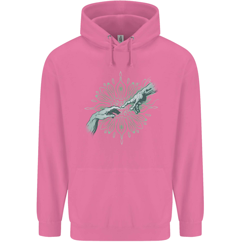 Alien Creation of Adam Parody UFO Childrens Kids Hoodie Azalea