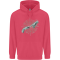 Alien Creation of Adam Parody UFO Childrens Kids Hoodie Heliconia