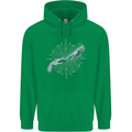 Alien Creation of Adam Parody UFO Childrens Kids Hoodie Irish Green