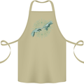 Alien Creation of Adam Parody UFO Cotton Apron 100% Organic Khaki