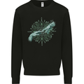 Alien Creation of Adam Parody UFO Kids Sweatshirt Jumper Black