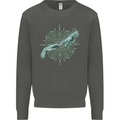 Alien Creation of Adam Parody UFO Kids Sweatshirt Jumper Storm Grey