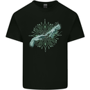 Alien Creation of Adam Parody UFO Kids T-Shirt Childrens Black