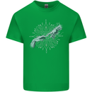 Alien Creation of Adam Parody UFO Mens Cotton T-Shirt Tee Top Irish Green