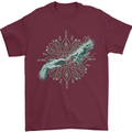Alien Creation of Adam Parody UFO Mens T-Shirt 100% Cotton Maroon