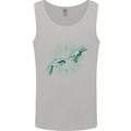 Alien Creation of Adam Parody UFO Mens Vest Tank Top Sports Grey