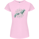 Alien Creation of Adam Parody UFO Womens Petite Cut T-Shirt Light Pink