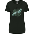 Alien Creation of Adam Parody UFO Womens Wider Cut T-Shirt Black