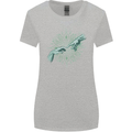 Alien Creation of Adam Parody UFO Womens Wider Cut T-Shirt Sports Grey