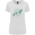 Alien Creation of Adam Parody UFO Womens Wider Cut T-Shirt White
