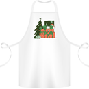 Alien Family Christmas Xmas Cotton Apron 100% Organic White