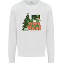 Alien Family Christmas Xmas Kids Sweatshirt Jumper White