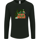 Alien Family Christmas Xmas Mens Long Sleeve T-Shirt Black