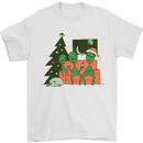 Alien Family Christmas Xmas Mens T-Shirt 100% Cotton White