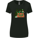 Alien Family Christmas Xmas Womens Wider Cut T-Shirt Black