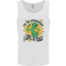 Alien Introvert I Come in Peace Funny UFO Mens Vest Tank Top White