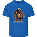 Alien in a Bigfoot Fancy Dress Outfit Ape Gorilla Mens Cotton T-Shirt Tee Top Royal Blue