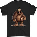 Alien in a Bigfoot Fancy Dress Outfit Ape Gorilla Mens T-Shirt 100% Cotton Black