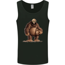 Alien in a Bigfoot Fancy Dress Outfit Ape Gorilla Mens Vest Tank Top Black