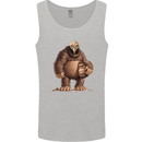 Alien in a Bigfoot Fancy Dress Outfit Ape Gorilla Mens Vest Tank Top Sports Grey