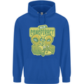All in Conspiracy Funny Alien Poker Card Game Mens 80% Cotton Hoodie Royal Blue