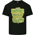 All in Conspiracy Funny Alien Poker Card Game Mens Cotton T-Shirt Tee Top Black