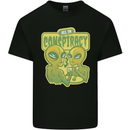 All in Conspiracy Funny Alien Poker Card Game Mens Cotton T-Shirt Tee Top Black