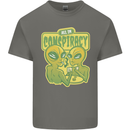 All in Conspiracy Funny Alien Poker Card Game Mens Cotton T-Shirt Tee Top Charcoal