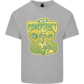 All in Conspiracy Funny Alien Poker Card Game Mens Cotton T-Shirt Tee Top Sports Grey