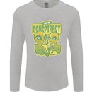 All in Conspiracy Funny Alien Poker Card Game Mens Long Sleeve T-Shirt Sports Grey