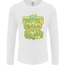 All in Conspiracy Funny Alien Poker Card Game Mens Long Sleeve T-Shirt White