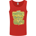 All in Conspiracy Funny Alien Poker Card Game Mens Vest Tank Top Red