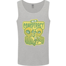 All in Conspiracy Funny Alien Poker Card Game Mens Vest Tank Top Sports Grey