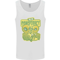 All in Conspiracy Funny Alien Poker Card Game Mens Vest Tank Top White