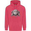 Alligator Drawing Crocodile Childrens Kids Hoodie Heliconia