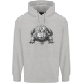 Alligator Drawing Crocodile Childrens Kids Hoodie Sports Grey