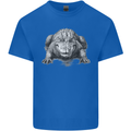 Alligator Drawing Crocodile Kids T-Shirt Childrens Royal Blue